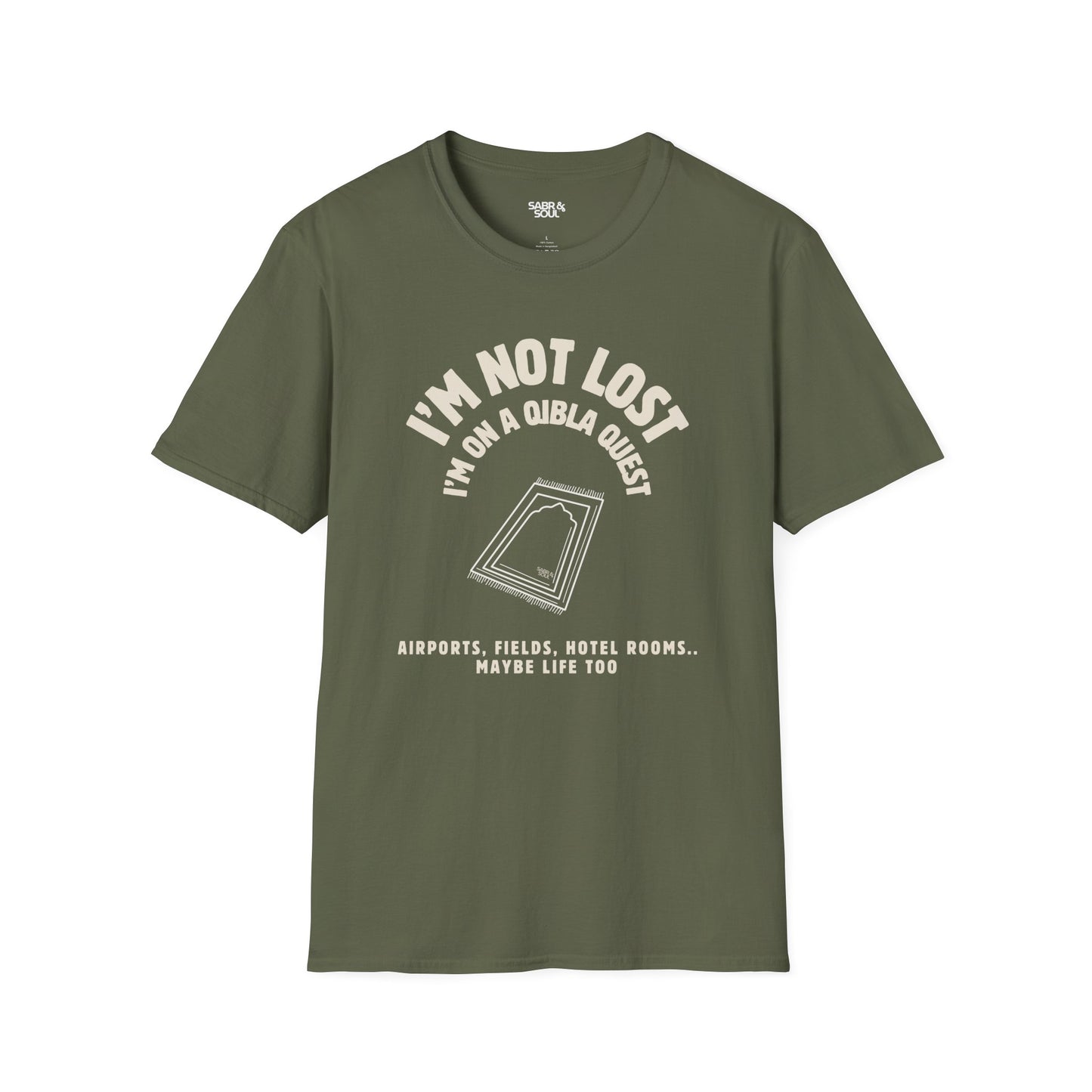 Unisex T-Shirt – I’m Not Lost. I’m on a Qibla Quest.