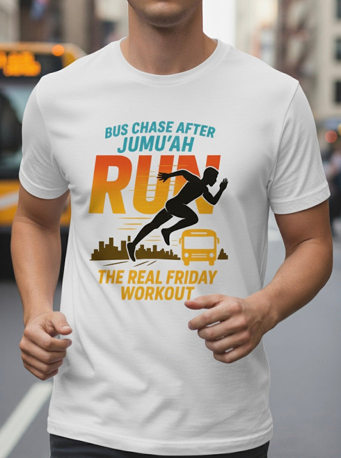 Unisex T-Shirt – Bus Chase After Jumu‘ah
