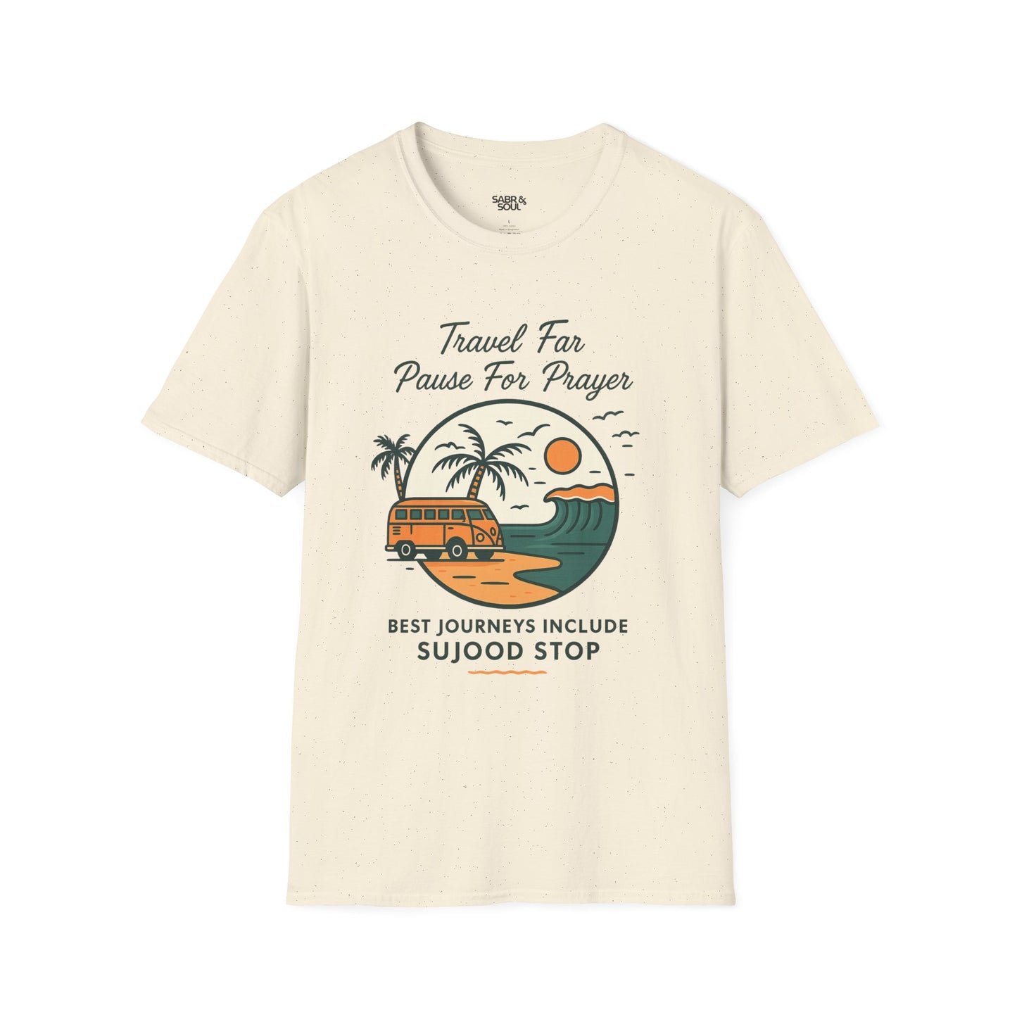 Unisex T-Shirt – Parked for Prayer (Waves Can Wait, Best Pit Stop of the Day)