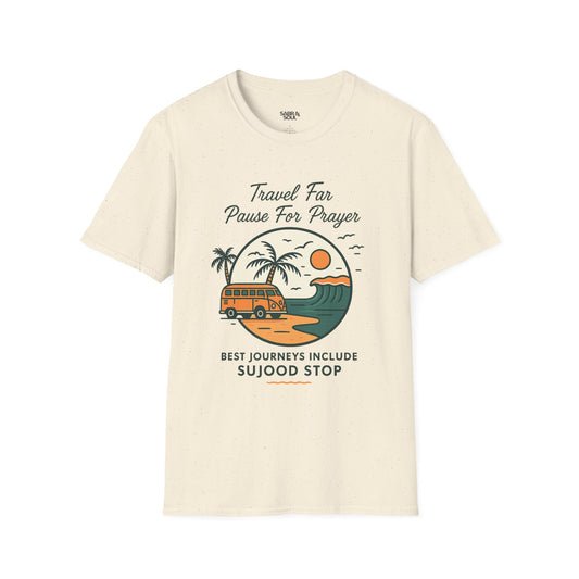 Unisex T-Shirt – Parked for Prayer (Waves Can Wait, Best Pit Stop of the Day)