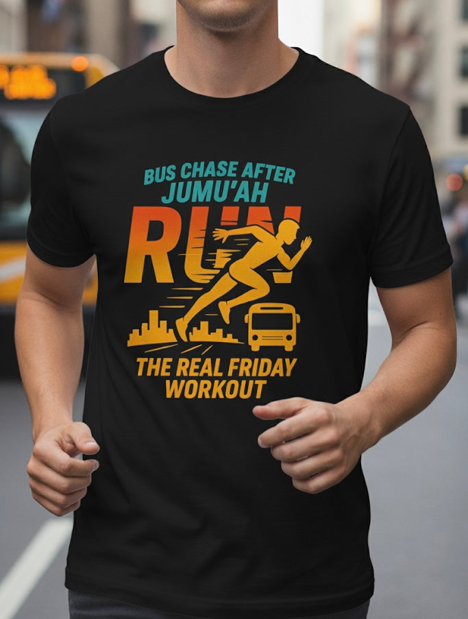 Unisex T-Shirt – Bus Chase After Jumu‘ah